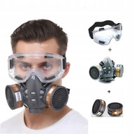 Celotvárová maska ​​​​s respirátorom a filtrom
