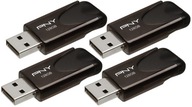 Pendrive 128GB PNY klasický, odolný, posuvný, 4 ks