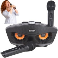 KARAOKE BEZDRÔTOVÁ SADA 2 BLUETOOTH MIKROFÓNY SUPER PRENOSNÝ REPRODUKTOR