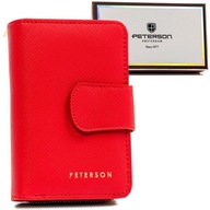 Dámska veľkokapacitná peňaženka PETERSON s patentkou STOP RFID