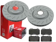 BREMBO PREDNÉ KOTÚČE, DESTIČKY, MERCEDES C W203 330MM