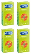 DUREX AROUSER REBROVANÉ KONDÓMY 48 KS