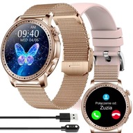 Smartwatch Smart Watch Dámske hodinky pre ženy s konverzáciami MENU PL GOLD