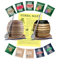 Sada pre dve Yerba Mate Bombilla Tekvica 10x50g