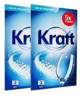 HRUBOZRNNÁ SOĽ DO UMÝVAČKY RIADU 4 kg KRAFT 2 x 2 kg