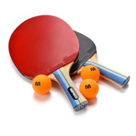 Súprava na stolný tenis Ping-pong 2 rakety 3 loptičky Meteor Sirocco