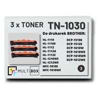 NOVINKA 3x toner TN-1030 TN1030 pre brata DCP-1610W MFC-1910W HL-1210W