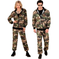 CAMO TRACKSUIT DISCO PARTY OUTFIT 80. ROKY