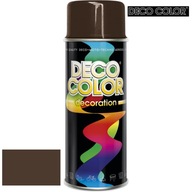 DECO COLOR FARBA SPREJ HNEDÝ ORECH RAL 8011 lesk