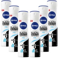 NIVEA Antiperspirant B&W Pure 6*150 ml sprej