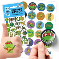 SET NÁLEPOK + TETOVANIE WARRIOR NINJA TURTLES