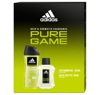 Darčeková sada ADIDAS Pure Game (Wau de Toilette 100ml + sprchový gél 3