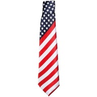 Americká kravata USA FLAG Amerika RUBBER