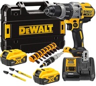 AKU vŕtačka s príklepom 18V DCD996P2 + BROTY DEWALT