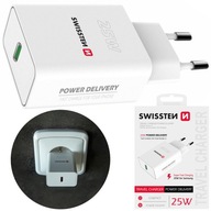 SWISSTEN RÝCHLA NABÍJAČKA USB-C 25W 5V