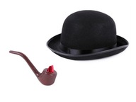 RETRO SET 20. GENTLEMAN BOWLER LONG PIPE 2 ks