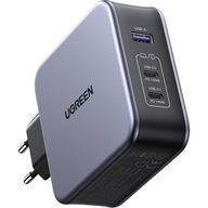 140W nástenná nabíjačka 2x USB-C 1x USB-A Ugreen