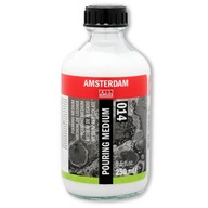 Stredné nalievanie na akrylové farby Amsterdam 250ml