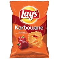 21x 130g LAYS ryhovaná paprika KARTÓN + oblátky