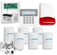 SYSTÉMOVÝ ALARM SATEL 6 DETEKTORY MODUL ETHERNET ANDROID