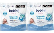 BOBINI kapsule na pranie White and Color 24ks x 2