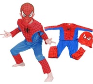 KOSTÝM SPIDERMAN Maska Spider Man 110-116 M