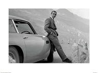 James Bond Aston Martin - prémiový plagát