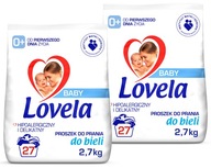 Lovela Baby White prací prášok 2 x 2,7 kg