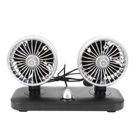 Ventilátory Car Dual Head 360 Rotačný Truck Air