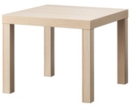Štvorcový stôl Ikea Lack 55 x 55 x 45 cm dub