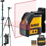 Červený krížový líniový laserový set DeWALT DW088K 15m