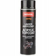 Novol Topcoat Acrylic Lacquer Black Gloss Spray