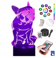 Stolná lampa French Bulldog 16 LED PLEXIDO