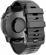 Čierny silikónový remienok Garmin Epix 2 (22 mm)