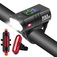 USB LED BIKE SVETLO SET PREDNÉ + ZADNÉ 1000mAh