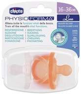 CHICCO PHYSIOFORMA LUXE cumlík 16-36m ORANŽOVÝ, ČÍRA 2KS