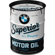 BMW MOTOR OIL prasiatko, kovová darčeková krabička