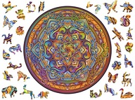 Prémiové 3D drevené puzzle pre dospelých Mandala Perfect Harmony UL