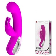 Sexuálny masážny prístroj Vibrator 2 Motors s dildom