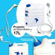 Prenosná sprcha s nádržou Water2go s objemom 17 l