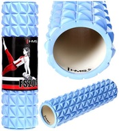 HMS Blue Roller s cvokmi na masáž tela Fitness Roller Roller