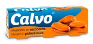 CALVO galícijské mušle marinované 3x80g