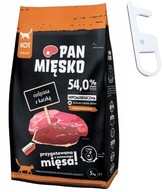 Suché krmivo pre mačky Pan Mięsko TEĽACIE S KAČICOU, 5 kg M