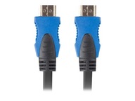 HDMI kábel - HDMI 0,5m v2.0 3D 4K krátky Lanberg