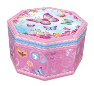 Osemhranný hudobný box Butterflies Pecoware box