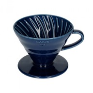 DRIPPER keramický filter na kávu HARIO V60 tmavomodrá M1