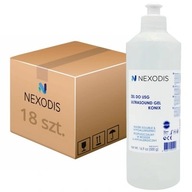 Ultrazvukový gél Nexodis 500 ml Balenie s 18 kusmi