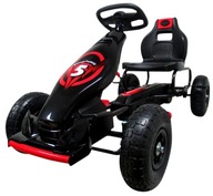 G8 GOKART RED, detská motokára, nafukovacie kolesá