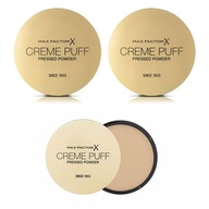 Max Factor Powder Creme Puff 41 Medium Beige v kompaktnom multibalení 3 x 14 g