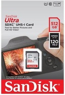 Pamäťová karta SD SanDisk Ultra SDXC 512 GB 120 MB/s